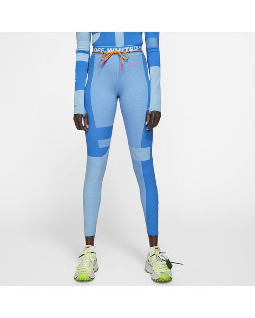 Nike Blue X Off-white Running Tights