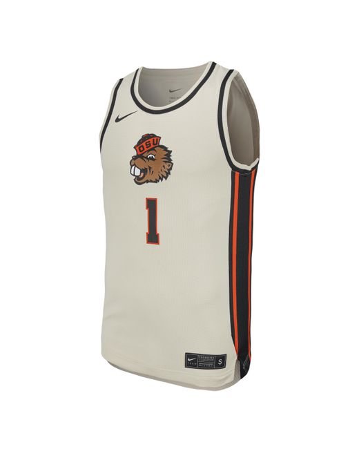 Nike Natural Oregon State College Basketball Replica Jersey for men