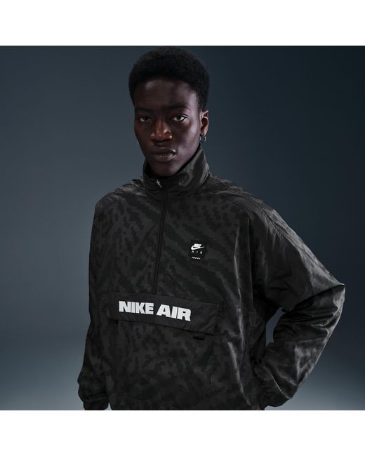 Nike Black Air Half-Zip Jacket for men