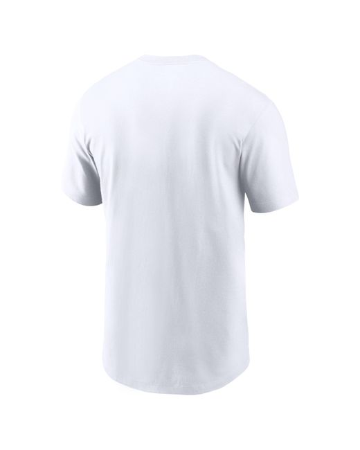 Nike White Miami Marlins Home Team Bracket Mlb T-shirt for men