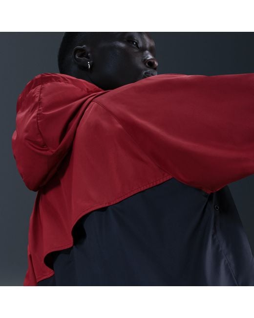 Nike Red Windrunner Lined Jacket for men