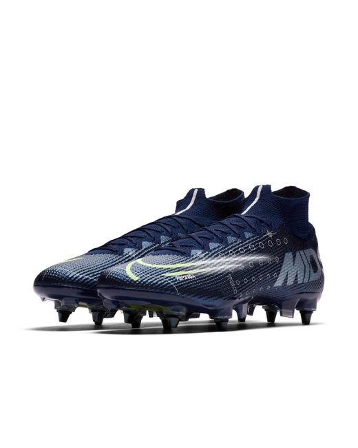 Nike Mercurial Superfly 7 Elite Mds Sg-pro Anti-clog Traction Soft-ground  Football Boot in Blue | Lyst UK