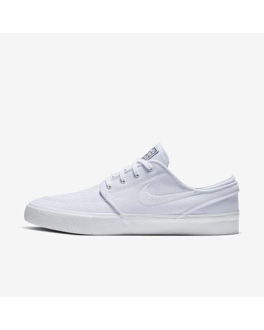 Nike Sb Zoom Stefan Janoski Canvas Rm Skate Shoes In White For Men Lyst