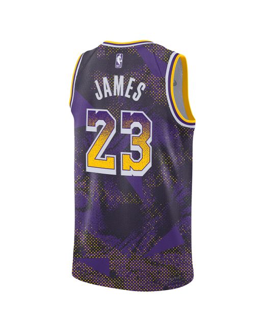 Nike Blue Lebron James Los Angeles Lakers 2025/26 Select Series Dri-Fit Nba Swingman Jersey for men