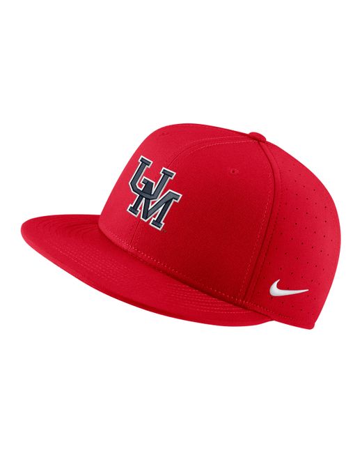 Nike Red Ole Miss College Baseball Hat for men