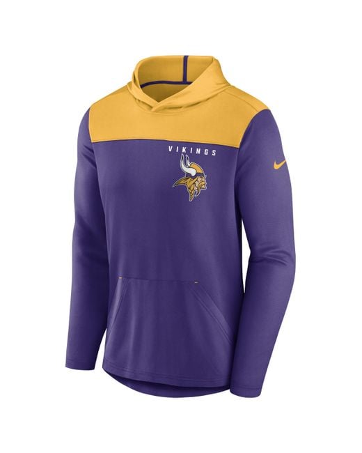 Men's Minnesota Vikings Nike Purple Sideline Team Performance Full