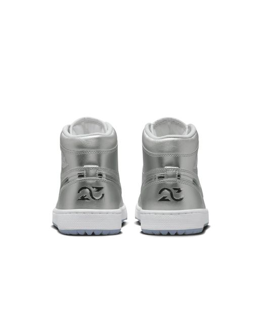 Nike Gray Air Jordan 1 High G Nrg Golf Shoes