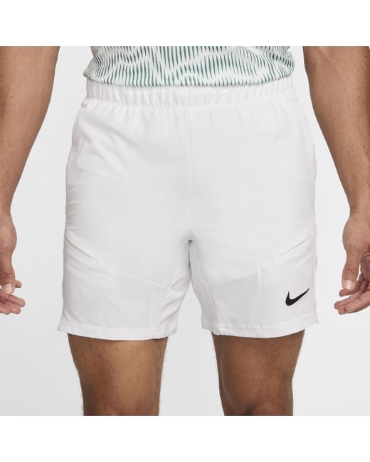 Nike White Court Advantage Dri-fit 7" Tennis Shorts for men