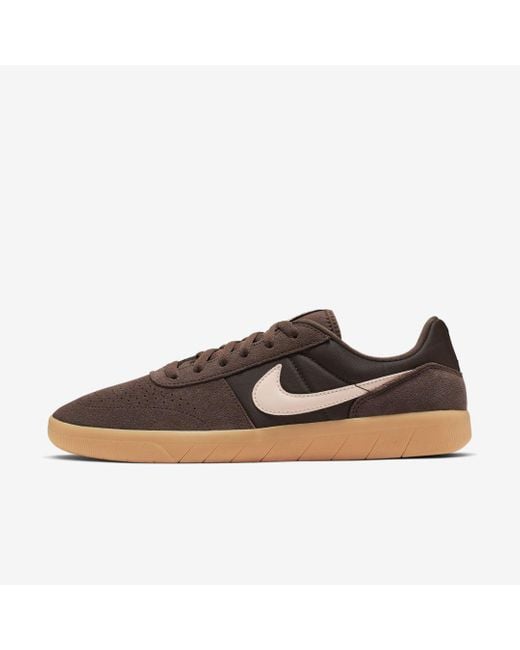 Nike Suede Sb Team Classic Skate Shoe in Brown for Men | Lyst