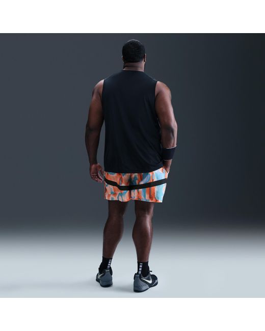 Nike Blue Icon Dri-Fit 6" Basketball Shorts for men