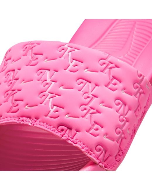 Nike Pink Victori One Slides