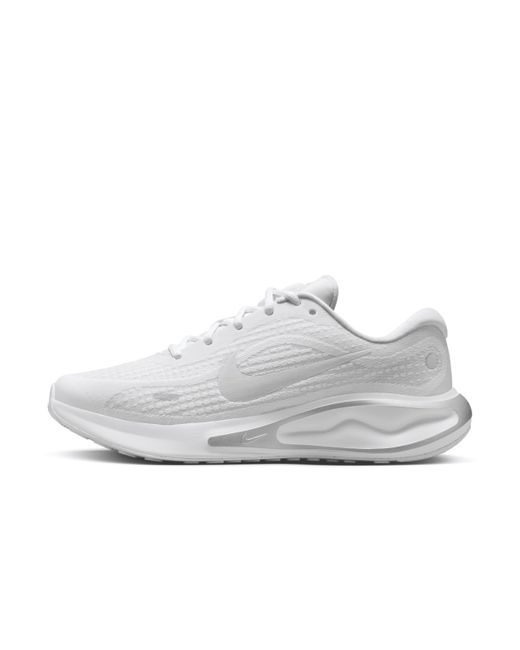 Nike Journey Run Road Running Shoes in White | Lyst