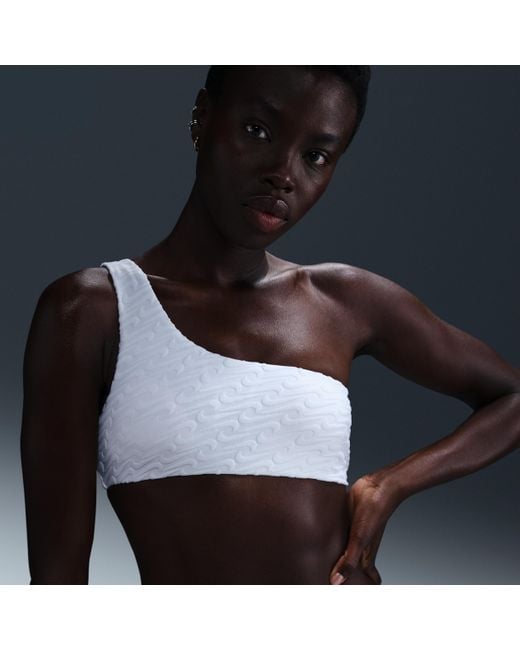 one shoulder top nike