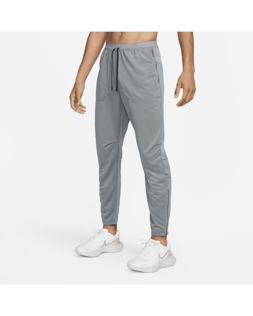 Nike Gray Dri-fit Phenom Elite Knit Running Pants for men