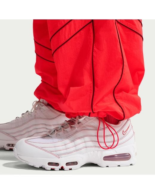 Nike Red Air Track Pants for men