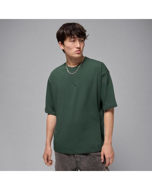 Nike Green Flight Essentials Oversized T-Shirt for men