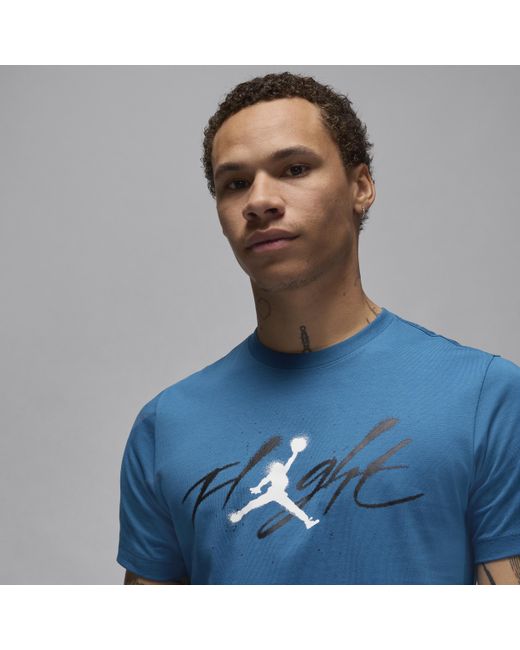 Nike Jordan T-shirt Met Graphic in het Blue voor heren