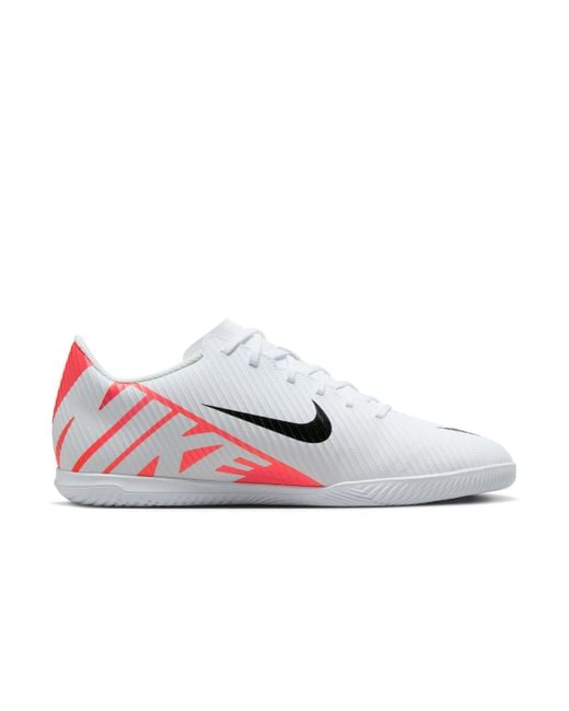 Nike White Mercurial Vapor 15 Club Indoor/Court Low-Top Soccer Shoes for men