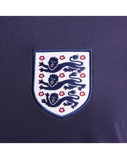Nike Blue England Strike Dri-fit Football Short-sleeve Knit Top Recycled Polyester for men