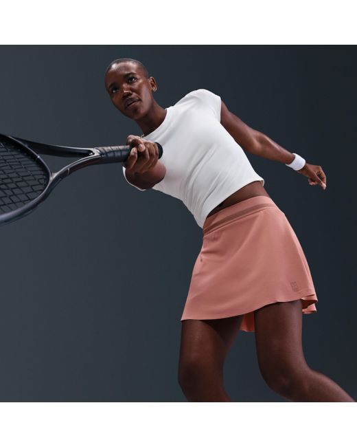 Nike Pink Court Ace Advantage Dri-Fit Tennis Skirt
