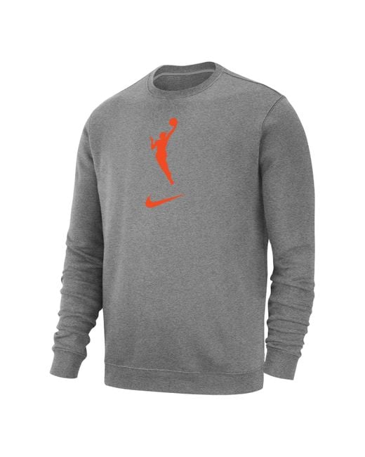 Nike Team 13 Club Fleece Wnba Sweatshirt In Grey, in Gray for Men | Lyst