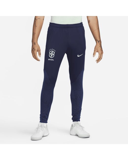 Nike Brazil Strike Dri-fit Knit Football Pants 50% Recycled Polyester in  Blue for Men | Lyst