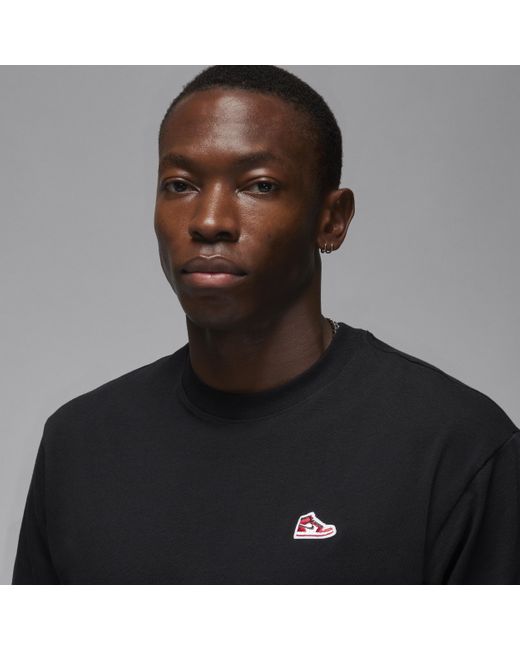 Nike Black Jordan Brand T-shirt Cotton for men