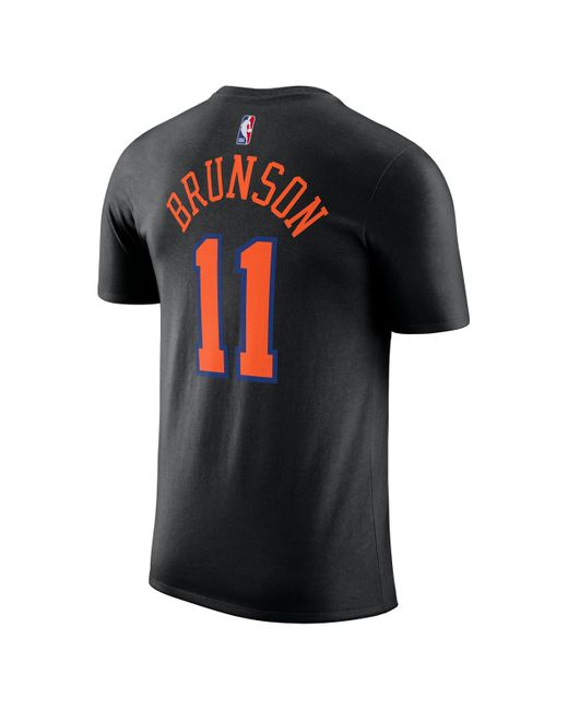 Nike Black New York Knicks Essentials Nba Statement T-Shirt for men