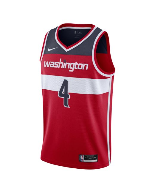 Nike Red Washington Wizards Icon Edition 2022/23 Dri-fit Nba Swingman Jersey for men