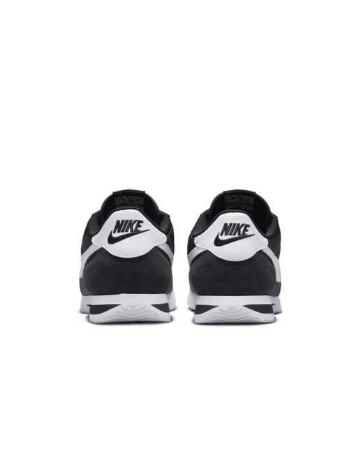 Nike Black Cortez Textile Shoes for men