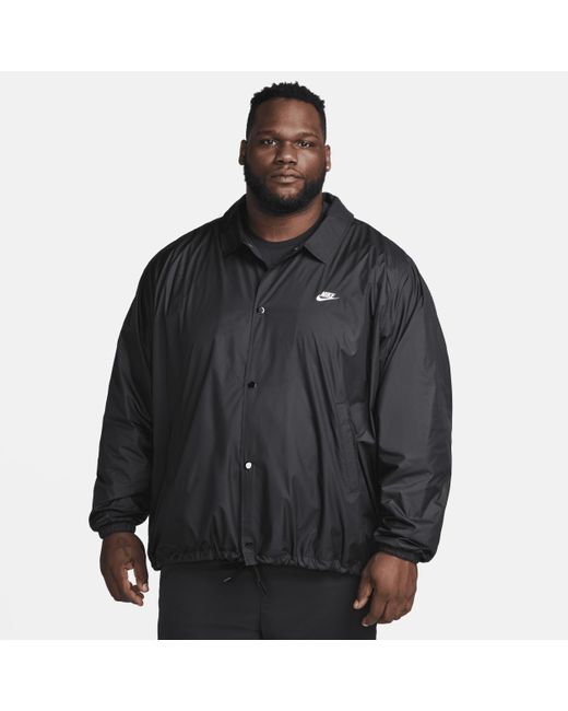 Nike Black Club Coaches' Jacket for men
