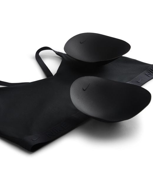 Nike Black Indy Light Support Padded Adjustable Sports Bra (plus Size)