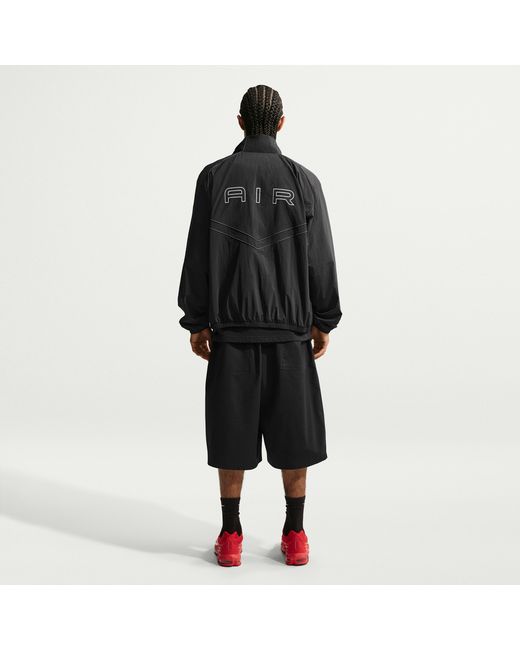 Nike Black Air Windrunner Track Jacket for men