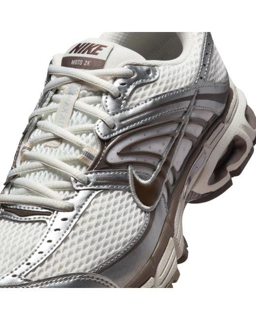 Nike Gray Air Max Moto 2K Shoes