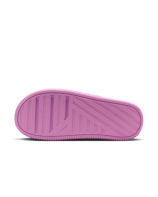 Nike Pink Calm Elevation Slides