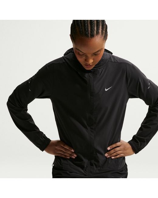 Nike Blue Swift Repel Packable Running Jacket