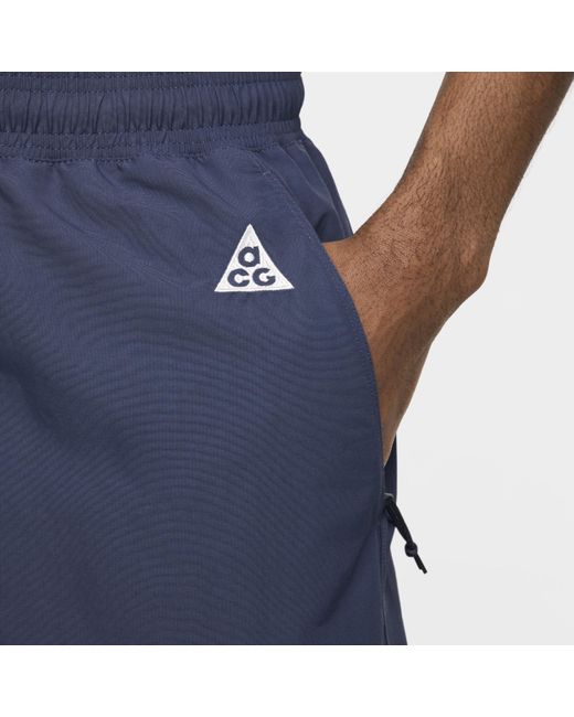 Nike Blue Acg "reservoir Goat" Shorts for men