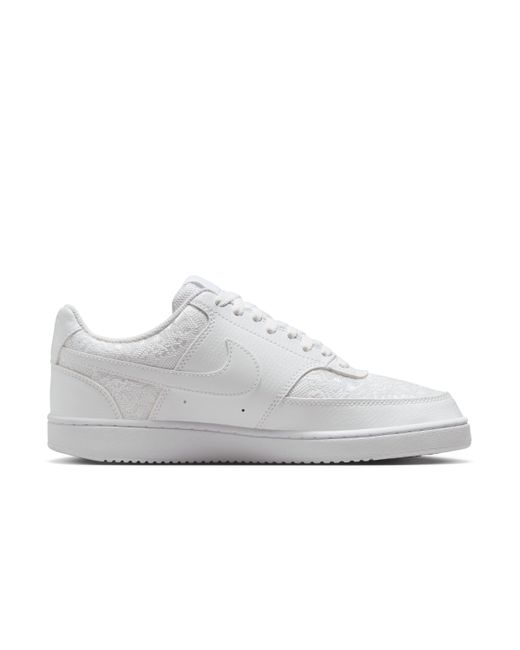Nike White Court Vision Low Shoes