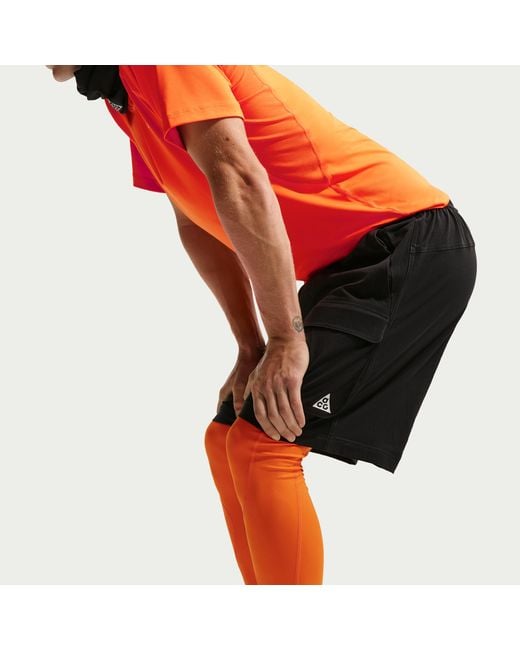 Nike Red Acg "Wildsee" Dri-Fit Base Layer Tights for men