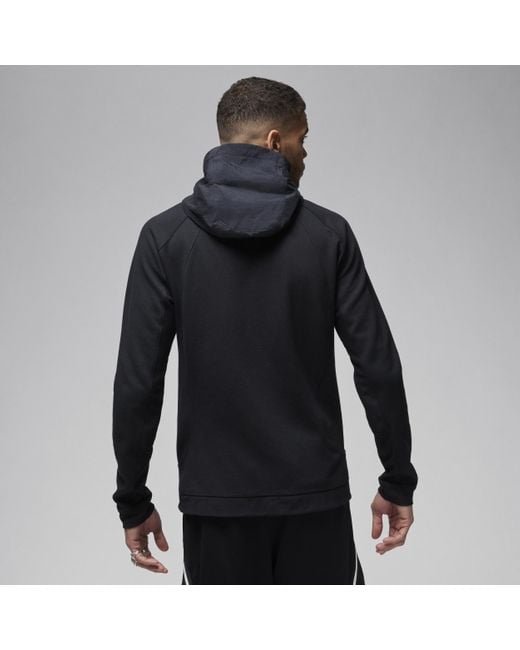 Felpa pullover in fleece con cappuccio air jordan dri-fit sport di Nike in Black da Uomo
