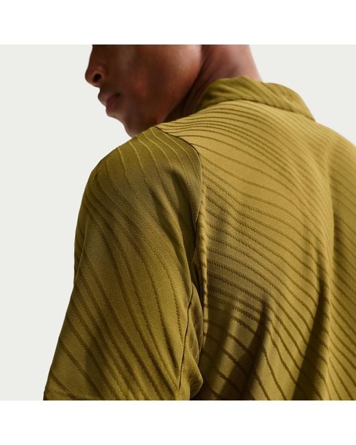 Nike Green Court Slam Dri-Fit Adv Polo for men