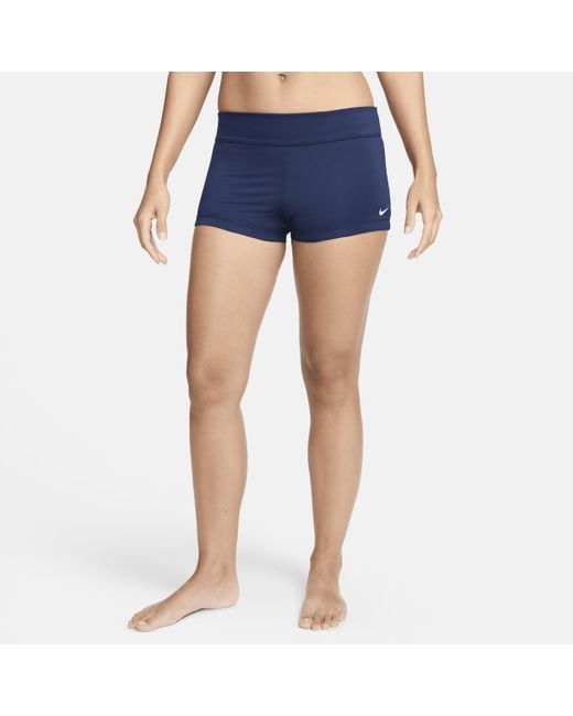 Nike Swim Essential Kick Shorts in Blue Lyst