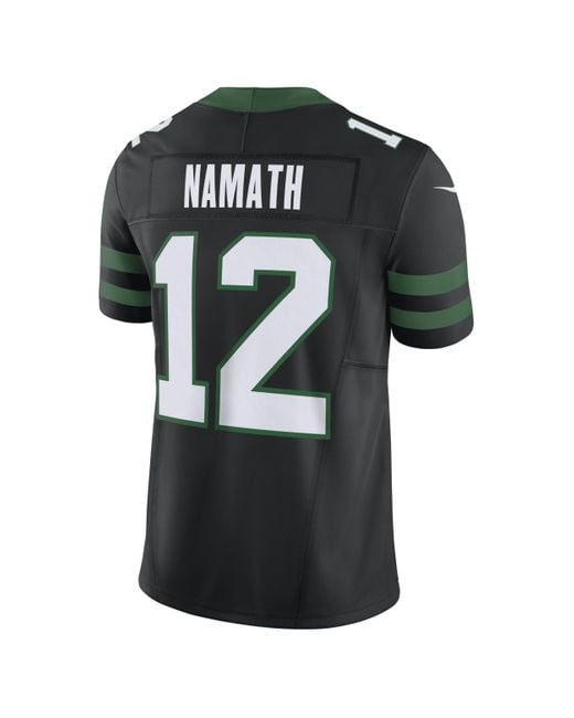 Nike Green Joe Namath New York Jets Dri-fit Nfl Limited Football Jersey for men