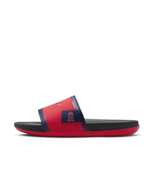 Nike Red Offcourt (los Angeles Angels) Offcourt Slides for men