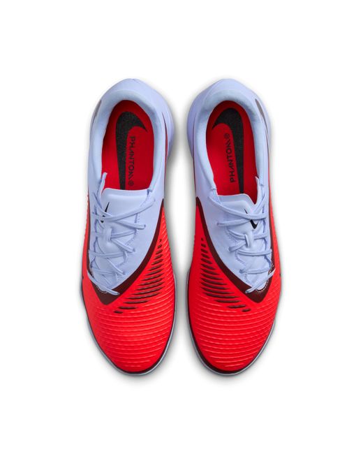 Nike Red Phantom 6 Low Academy Turf Football Shoes for men