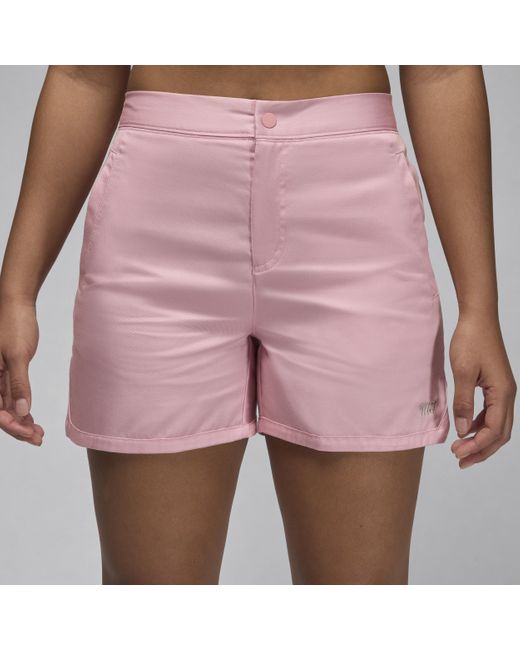 Nike Jordan Geweven Shorts in het Pink