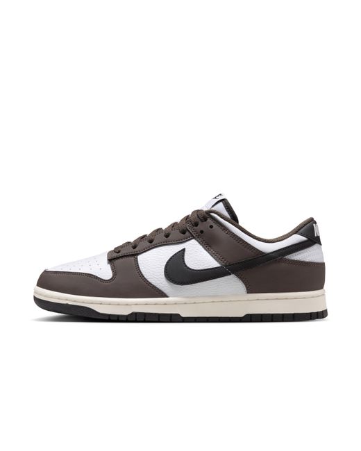 Nike Brown Dunk Low Shoes Leather for men