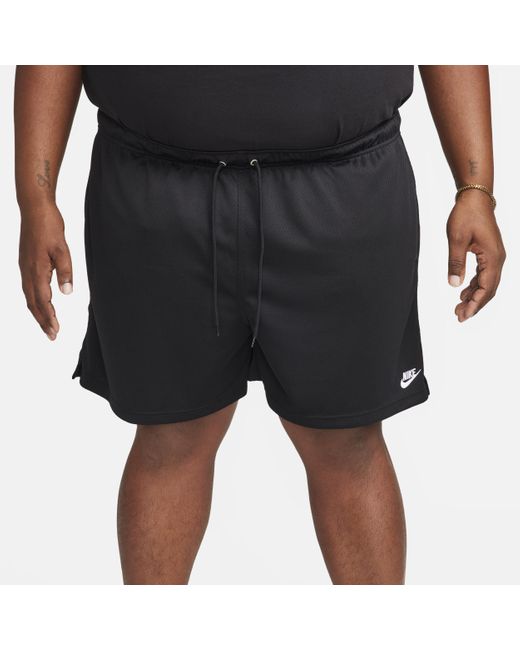 Nike Black Club Mesh Flow Shorts for men