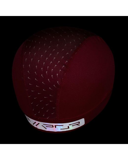 red nike skull cap