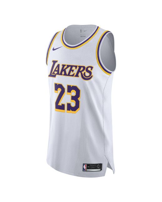 Nike Lebron James Association Edition Authentic (los Angeles Lakers ...